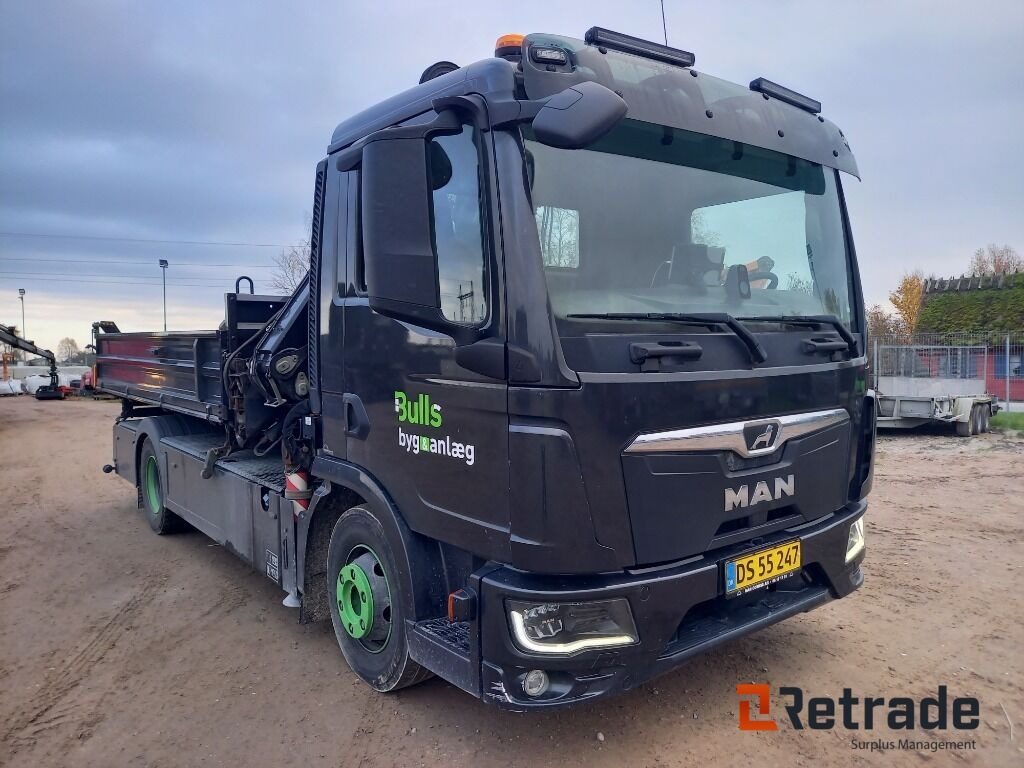 MAN TGL 12. 4X2 BL med Fassi kran - Бортова вантажівка/ Платформа, Вантажівка з маніпулятором: фото 3 MAN TGL 12. 4X2 BL med Fassi kran - Бортова вантажівка/ Платформа, Вантажівка з маніпулятором: фото 3