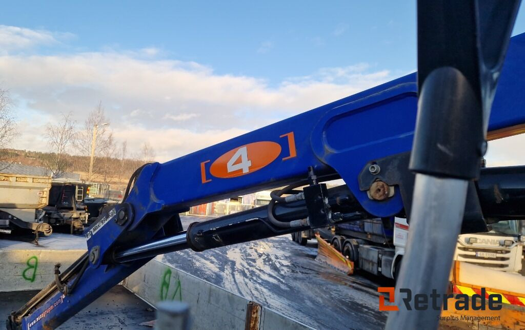 Бортова вантажівка/ Платформа, Вантажівка з маніпулятором Mercedes-Benz Atego 818L med 6 meter plan og kran: фото 18