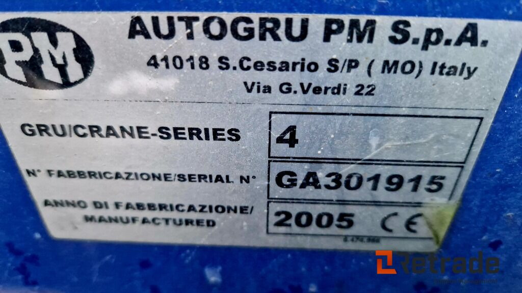 Бортова вантажівка/ Платформа, Вантажівка з маніпулятором Mercedes-Benz Atego 818L med 6 meter plan og kran: фото 17