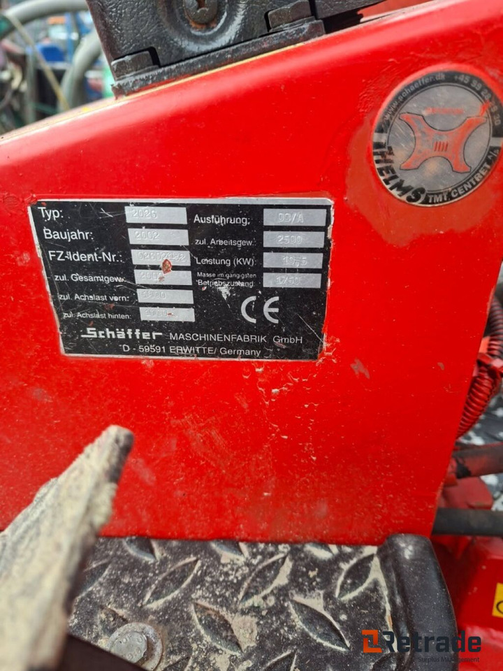 Redskapsbærer SCHAFFER 226 - Сільськогосподарська техніка: фото 3 Redskapsbærer SCHAFFER 226 - Сільськогосподарська техніка: фото 3