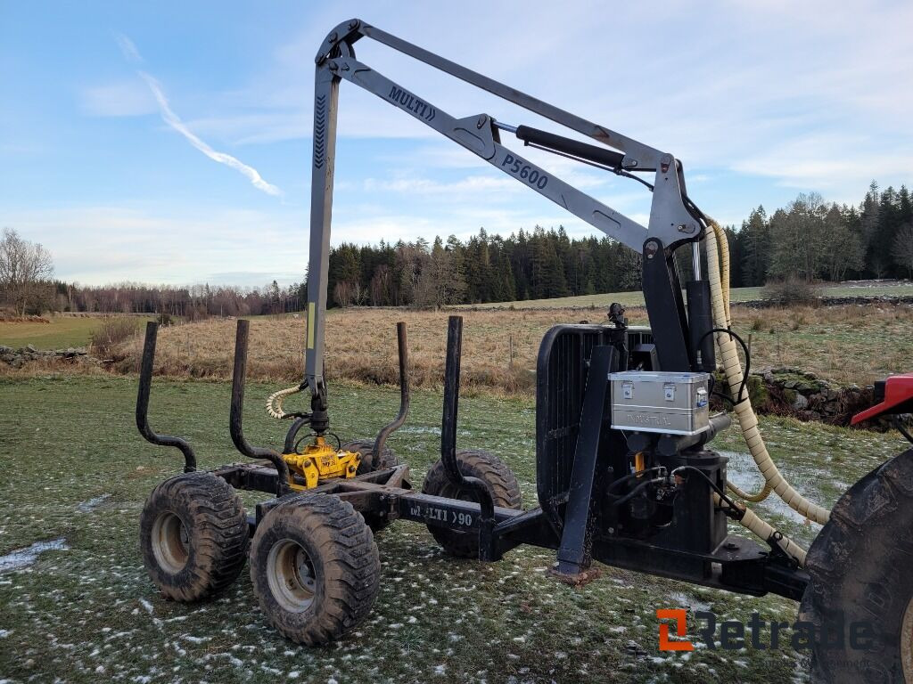 Skogsvagn Huggarvagn med kran Trejon Multiforest MF90 - Лісовий причіп: фото 2 Skogsvagn Huggarvagn med kran Trejon Multiforest MF90 - Лісовий причіп: фото 2