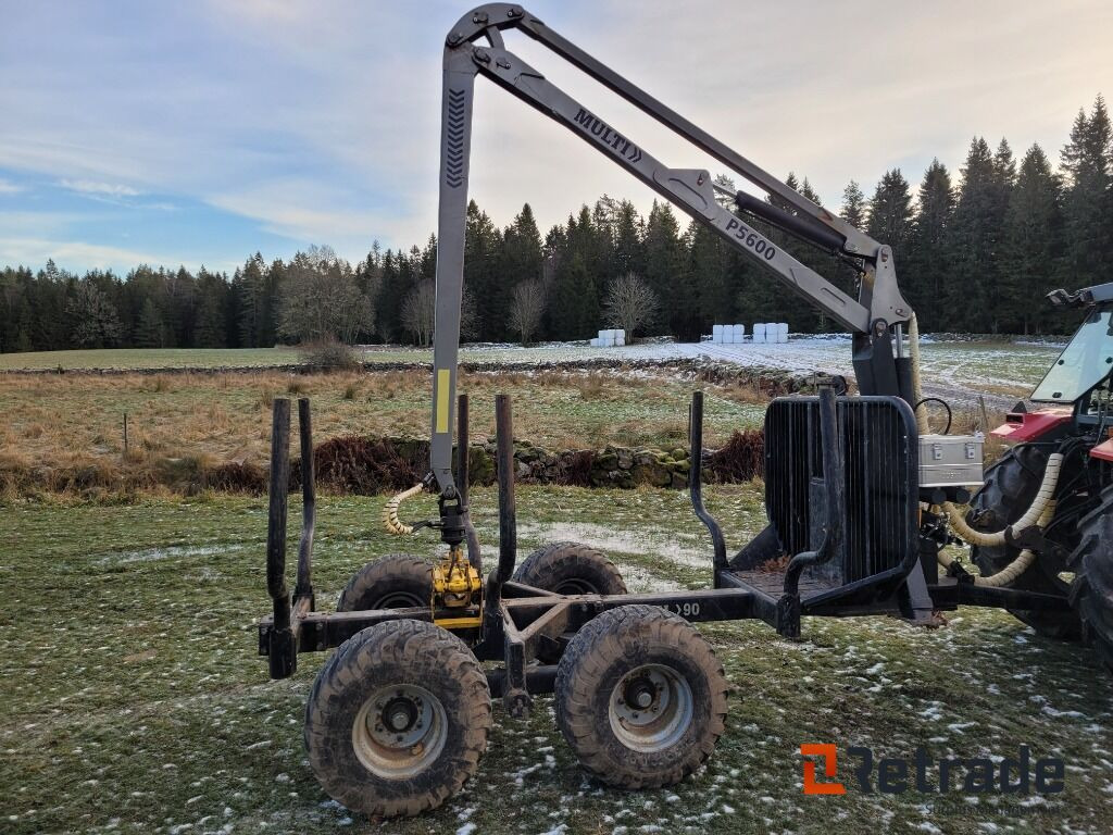Skogsvagn Huggarvagn med kran Trejon Multiforest MF90 - Лісовий причіп: фото 3 Skogsvagn Huggarvagn med kran Trejon Multiforest MF90 - Лісовий причіп: фото 3