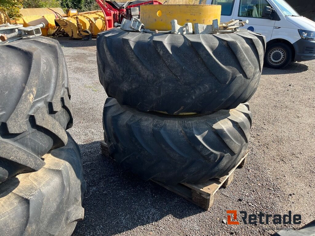 Tvillingmontering dæk og fælge med beslag til Hydrema rendegraver. - Будівельне обладнання: фото 5 Tvillingmontering dæk og fælge med beslag til Hydrema rendegraver. - Будівельне обладнання: фото 5