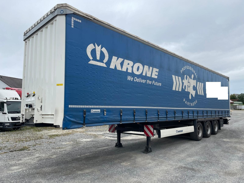 Krone SD Hubdach verbreiterbar Edscha Standard - Тентований напівпричіп: фото 1 Krone SD Hubdach verbreiterbar Edscha Standard - Тентований напівпричіп: фото 1