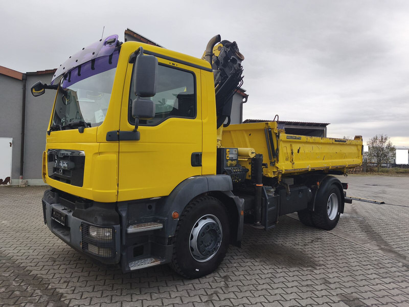 MAN TGM 18.290 4x2 BB Meiller Palfinger PK 14002EH D 14,5 m - Самоскид вантажівка, Вантажівка з маніпулятором: фото 3 MAN TGM 18.290 4x2 BB Meiller Palfinger PK 14002EH D 14,5 m - Самоскид вантажівка, Вантажівка з маніпулятором: фото 3