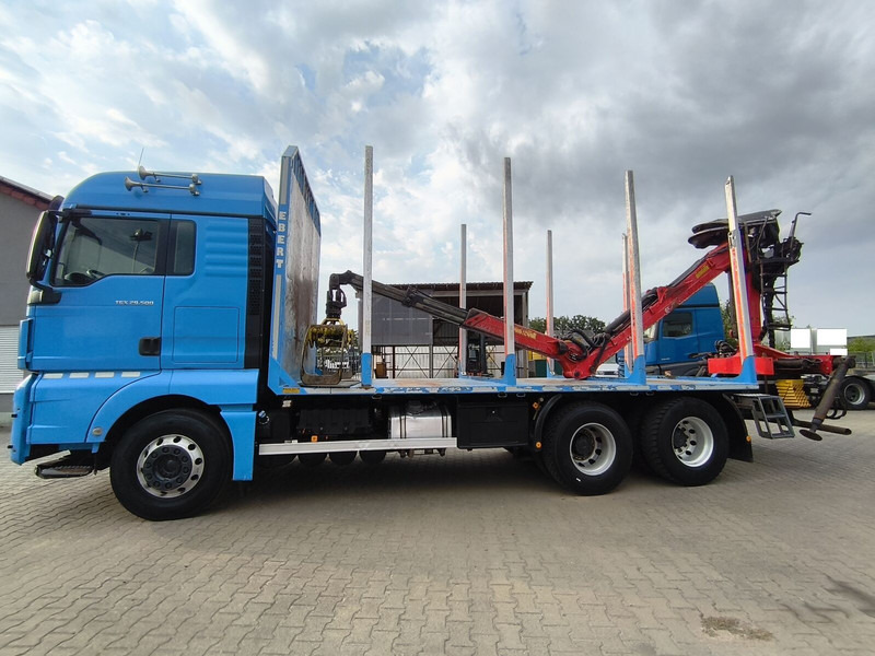 MAN TGX 26.500 Holz-LKW Euro6 6x4 Holztransporter m Palfinger (16) - Лісовоз, Вантажівка з маніпулятором: фото 5 MAN TGX 26.500 Holz-LKW Euro6 6x4 Holztransporter m Palfinger (16) - Лісовоз, Вантажівка з маніпулятором: фото 5