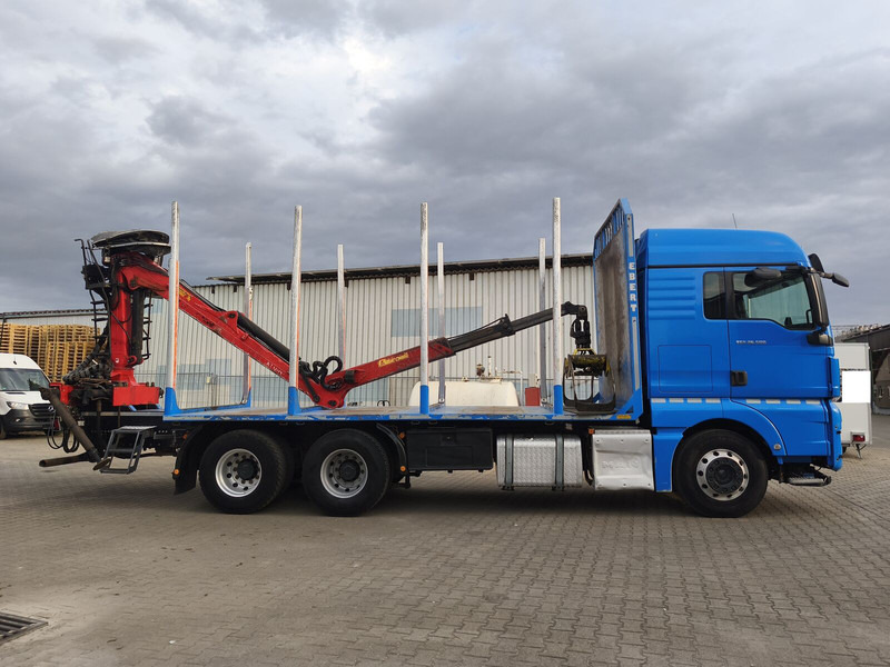MAN TGX 26.500 Holz-LKW Euro6 6x4 Holztransporter m Palfinger (16) - Лісовоз, Вантажівка з маніпулятором: фото 4 MAN TGX 26.500 Holz-LKW Euro6 6x4 Holztransporter m Palfinger (16) - Лісовоз, Вантажівка з маніпулятором: фото 4
