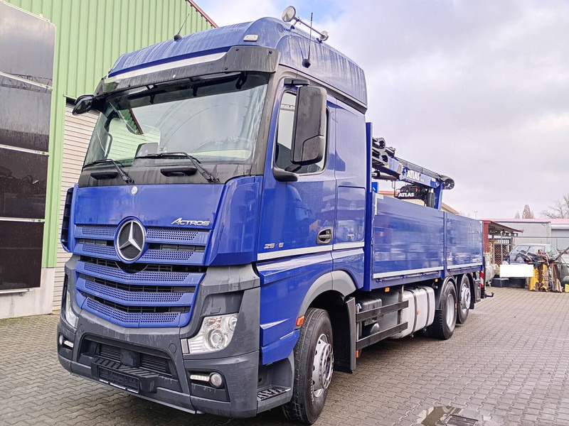 Mercedes-Benz 2545 mit Kran 6X2 Euro6 Atlas 170.2 10,8m Kran - Бортова вантажівка/ Платформа, Вантажівка з маніпулятором: фото 2 Mercedes-Benz 2545 mit Kran 6X2 Euro6 Atlas 170.2 10,8m Kran - Бортова вантажівка/ Платформа, Вантажівка з маніпулятором: фото 2