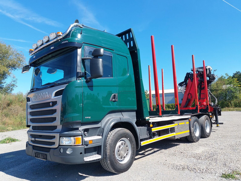 Scania R490 6x4 Euro 6 Kurzholz Palfinger AHK (2) - Лісовоз, Вантажівка з маніпулятором: фото 1 Scania R490 6x4 Euro 6 Kurzholz Palfinger AHK (2) - Лісовоз, Вантажівка з маніпулятором: фото 1
