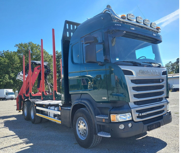 Scania R490 6x4 Euro 6 Kurzholz Palfinger AHK (2) - Лісовоз, Вантажівка з маніпулятором: фото 5 Scania R490 6x4 Euro 6 Kurzholz Palfinger AHK (2) - Лісовоз, Вантажівка з маніпулятором: фото 5