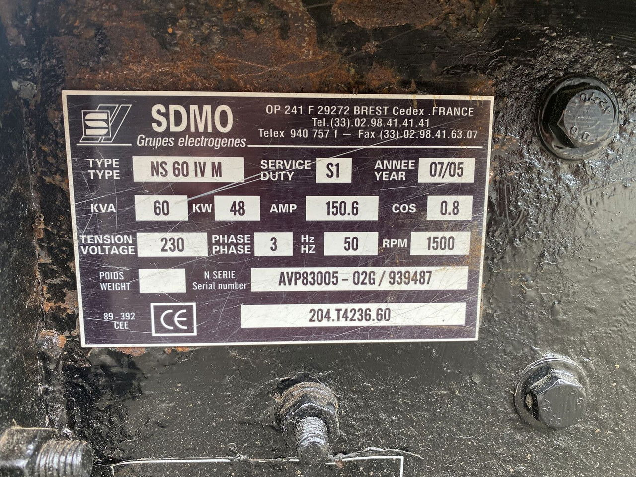 Електричний генератор SDMO NS 60 W M, Silent generator 60kVA, 48KW NS 60 W M, Silent generator 60kVA, 48KW: фото 19 Електричний генератор SDMO NS 60 W M, Silent generator 60kVA, 48KW NS 60 W M, Silent generator 60kVA, 48KW: фото 19