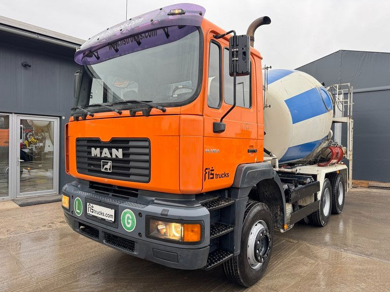 MAN 27.414 FE 410A 6x4 stetter - 7m3 - euro 3 - Автобетонозмішувач: фото 1 MAN 27.414 FE 410A 6x4 stetter - 7m3 - euro 3 - Автобетонозмішувач: фото 1
