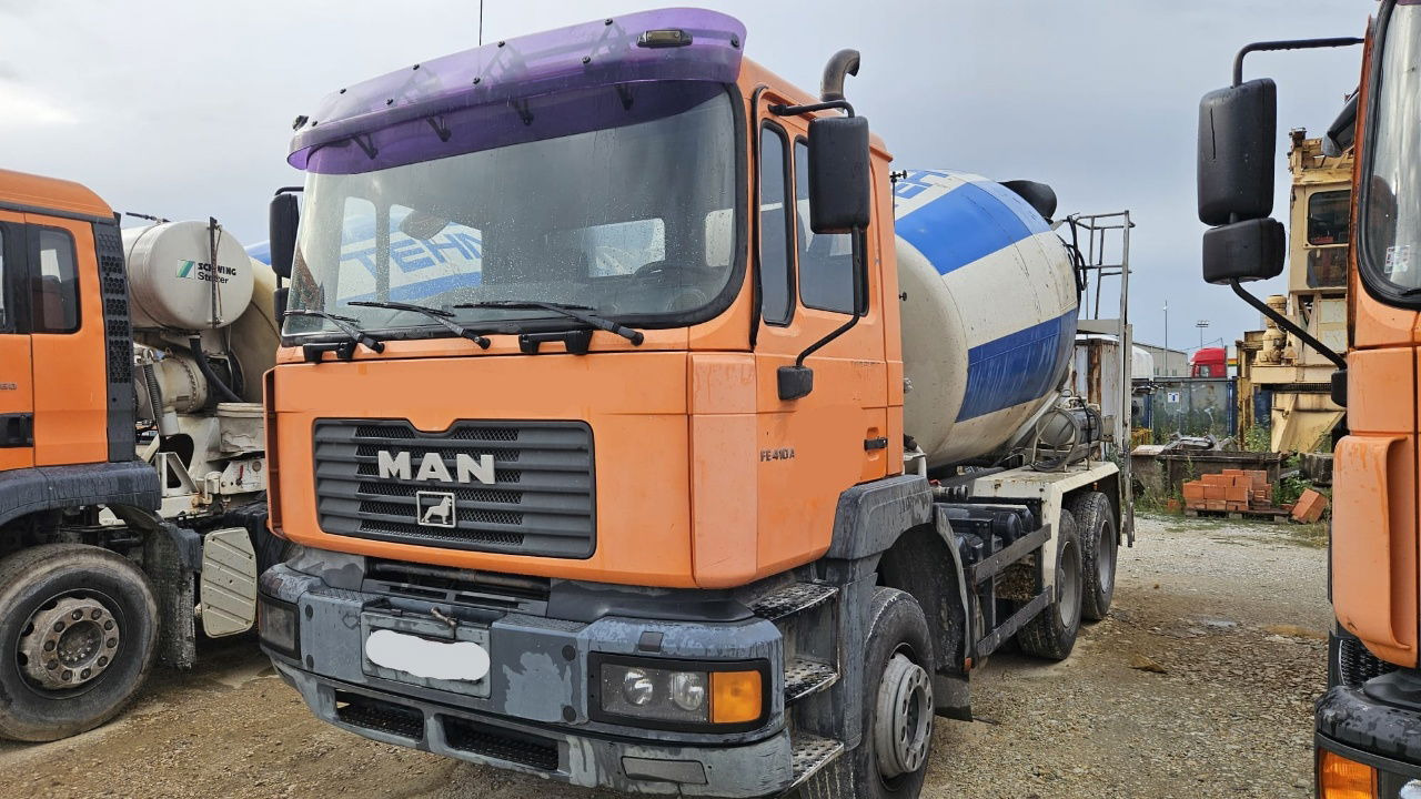 MAN FE 410A 6x4 mixer - 7m3 - euro 3 - Автобетонозмішувач: фото 1 MAN FE 410A 6x4 mixer - 7m3 - euro 3 - Автобетонозмішувач: фото 1