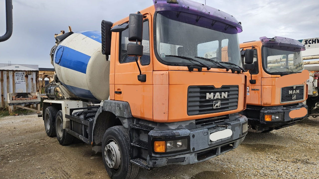 MAN FE 410A 6x4 mixer - 7m3 - euro 3 - Автобетонозмішувач: фото 2 MAN FE 410A 6x4 mixer - 7m3 - euro 3 - Автобетонозмішувач: фото 2