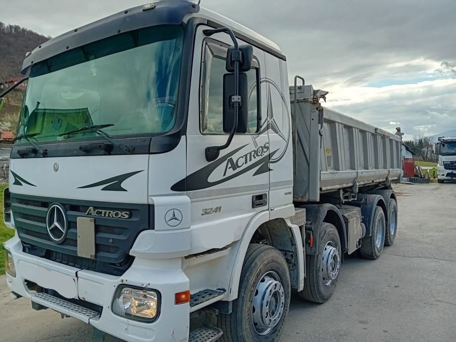 Mercedes-Benz Actros 3241 8x4 meiller tipper - bordmatic - Самоскид вантажівка: фото 1 Mercedes-Benz Actros 3241 8x4 meiller tipper - bordmatic - Самоскид вантажівка: фото 1