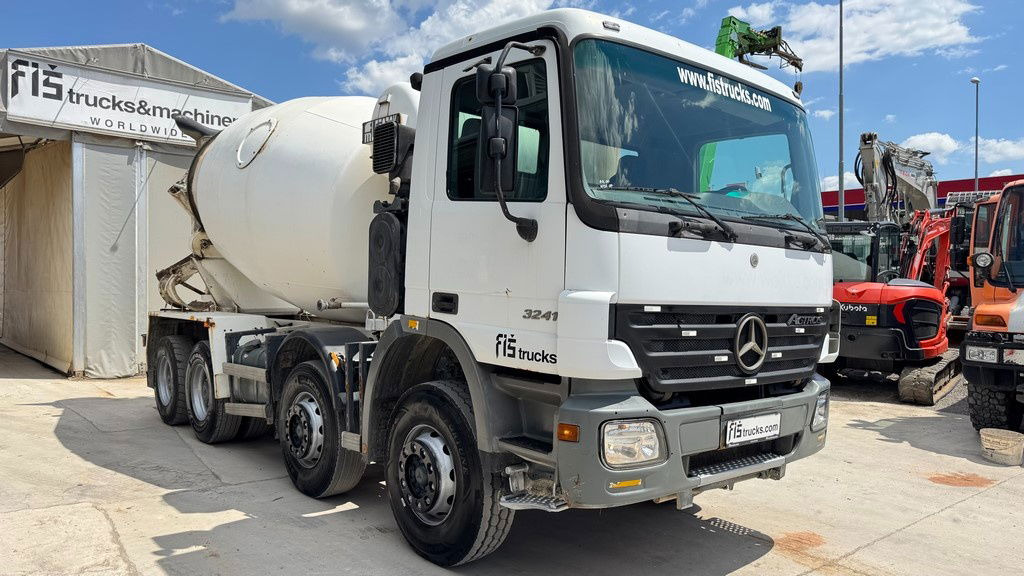 Mercedes-Benz Actros 3241 8x4 mixer 9m3 - Автобетонозмішувач: фото 5 Mercedes-Benz Actros 3241 8x4 mixer 9m3 - Автобетонозмішувач: фото 5