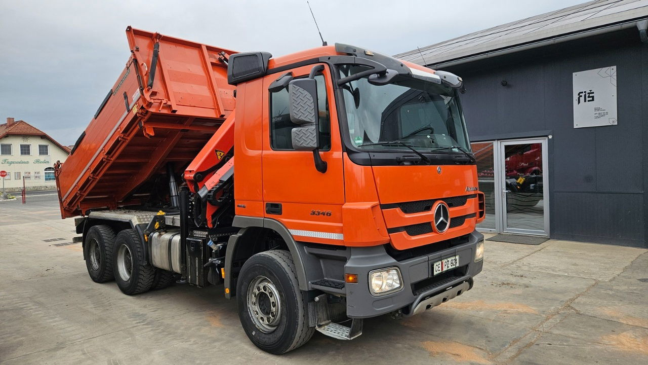 Mercedes-Benz Actros 3346 K palfinger PK 18002 - bordmatic - meiller tipper - EPS 3 pedals - Самоскид вантажівка: фото 4 Mercedes-Benz Actros 3346 K palfinger PK 18002 - bordmatic - meiller tipper - EPS 3 pedals - Самоскид вантажівка: фото 4