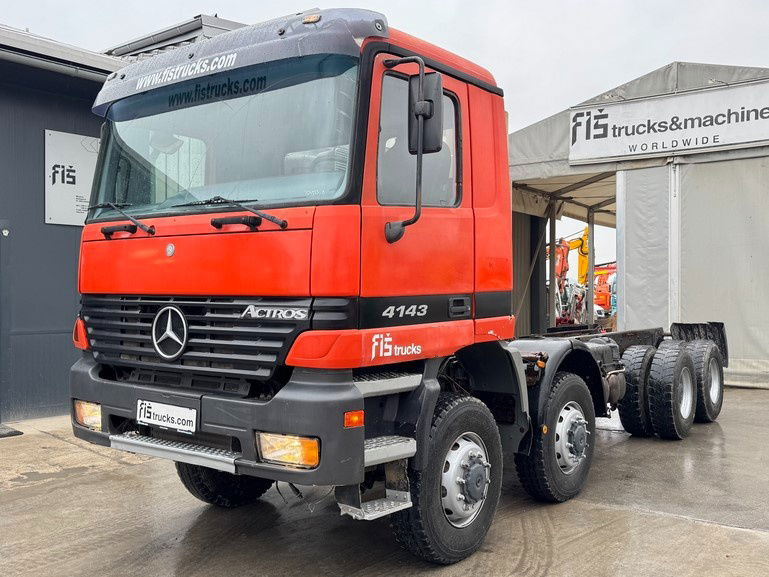 Mercedes-Benz Actros 4143 8x8 chassis - big axle - Вантажівка шасі: фото 1 Mercedes-Benz Actros 4143 8x8 chassis - big axle - Вантажівка шасі: фото 1