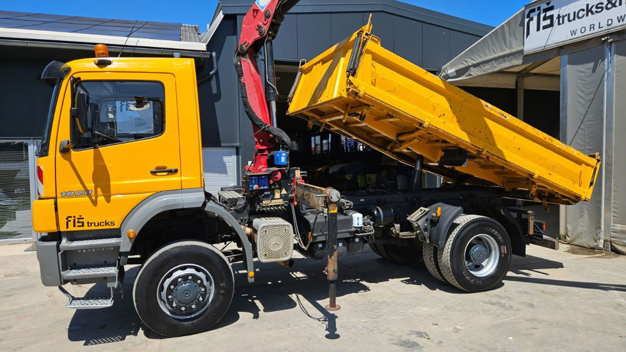Mercedes-Benz Atego 1828 AK meiller tipper 4x4 - crane 9.5M - remote control - Самоскид вантажівка: фото 3 Mercedes-Benz Atego 1828 AK meiller tipper 4x4 - crane 9.5M - remote control - Самоскид вантажівка: фото 3