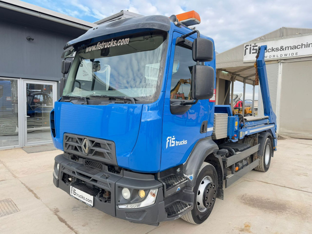 Renault 16.280 4X2 meiller absetz tipper - Контейнеровоз/ Змінний кузов вантажівка: фото 1 Renault 16.280 4X2 meiller absetz tipper - Контейнеровоз/ Змінний кузов вантажівка: фото 1
