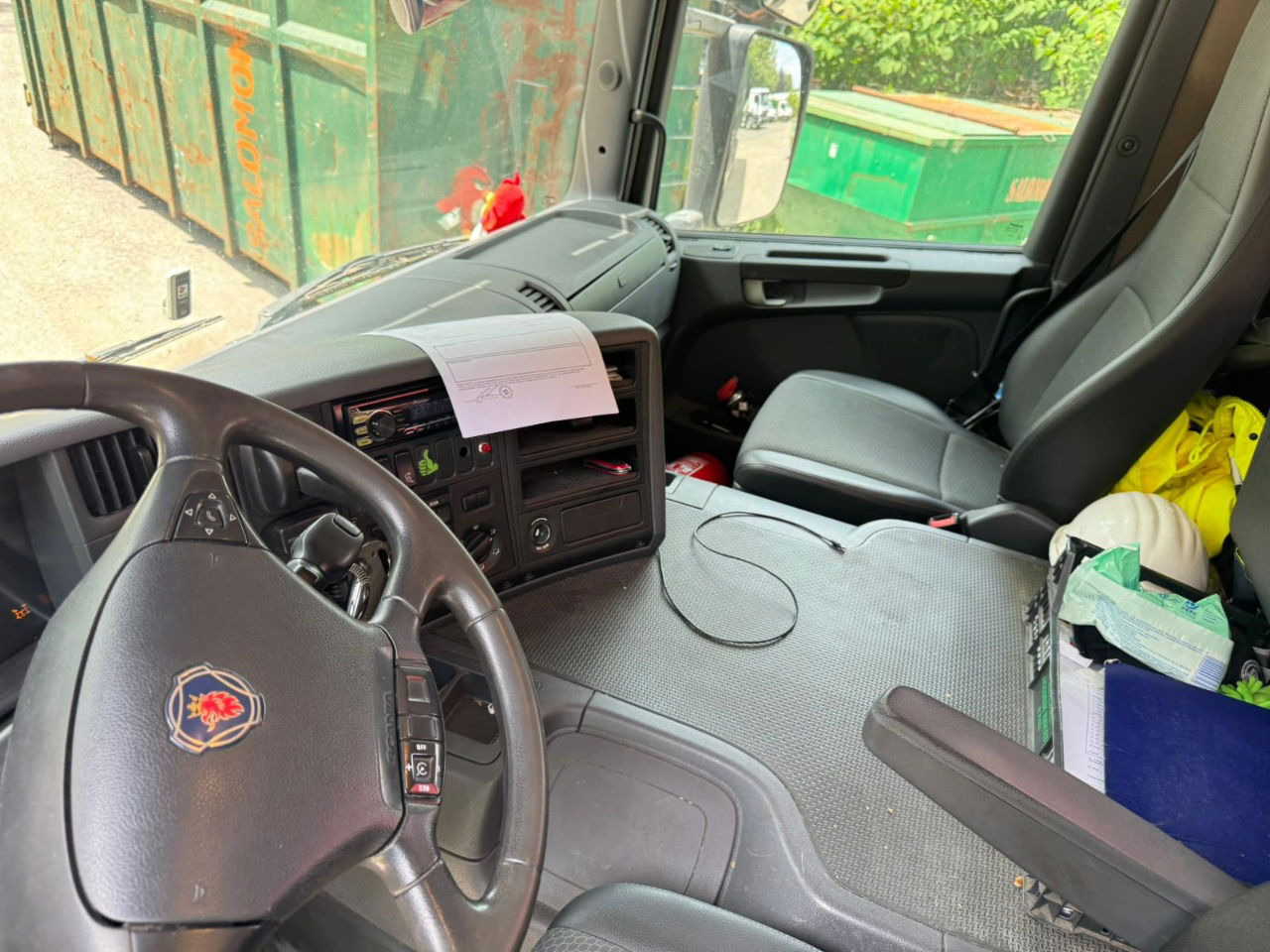 Контейнеровоз/ Змінний кузов вантажівка Scania P 410 6x2 penz crane 12Z + abroll multilift + scissors - steering axle: фото 11