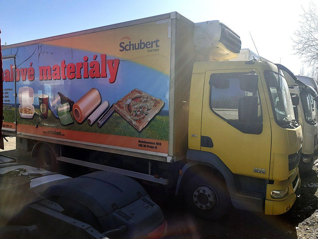 DAF LF45.210 mit Carrier Motorschaden engineproblem - Рефрижератор вантажівка: фото 1 DAF LF45.210 mit Carrier Motorschaden engineproblem - Рефрижератор вантажівка: фото 1