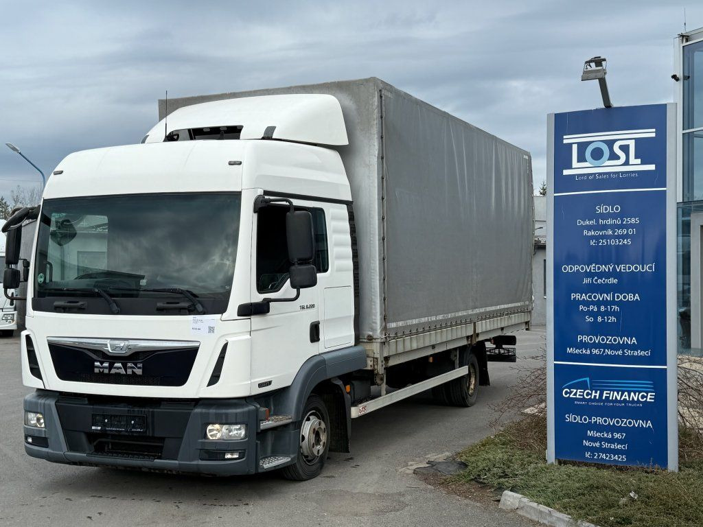 MAN TGL8.220 EURO 6 - Тентований фургон: фото 1 MAN TGL8.220 EURO 6 - Тентований фургон: фото 1