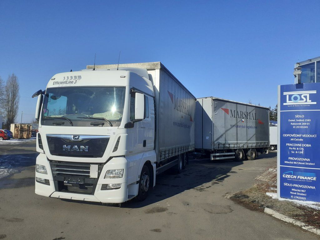 MAN TGX24.510 EURO 6 6x2 + Wecon - Тентована вантажівка: фото 1 MAN TGX24.510 EURO 6 6x2 + Wecon - Тентована вантажівка: фото 1