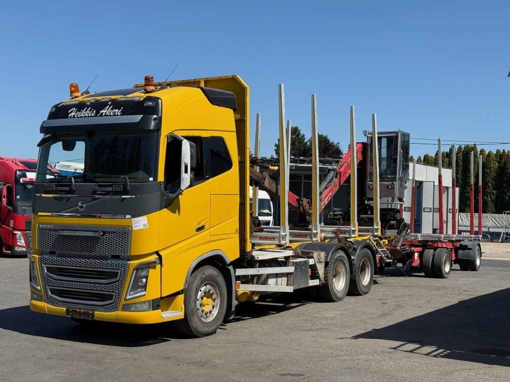Volvo FH 16 750 6x4 + Fliegl - Лісовоз, Вантажівка з маніпулятором: фото 1 Volvo FH 16 750 6x4 + Fliegl - Лісовоз, Вантажівка з маніпулятором: фото 1