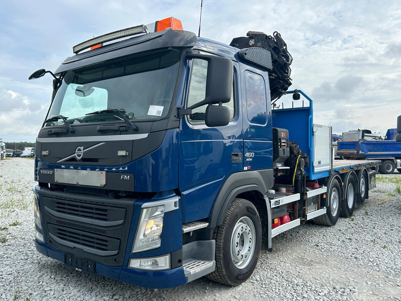 Volvo FM 460 8x2*6 | Hiab 302E-6 | TULOSSA - Бортова вантажівка/ Платформа, Вантажівка з маніпулятором: фото 1 Volvo FM 460 8x2*6 | Hiab 302E-6 | TULOSSA - Бортова вантажівка/ Платформа, Вантажівка з маніпулятором: фото 1