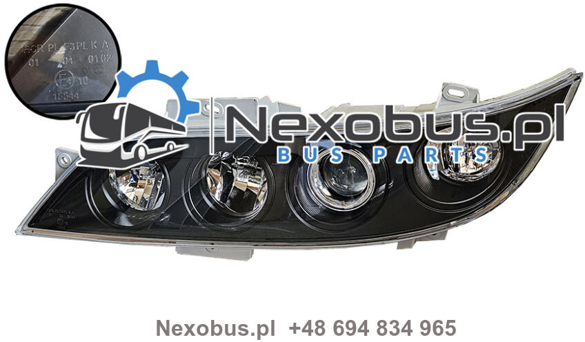 Reflektor Neoplan Skyliner Cityliner Starliner lewy czarne szkło - Передня фара в категорії Автобуси: фото 1 Reflektor Neoplan Skyliner Cityliner Starliner lewy czarne szkło - Передня фара в категорії Автобуси: фото 1