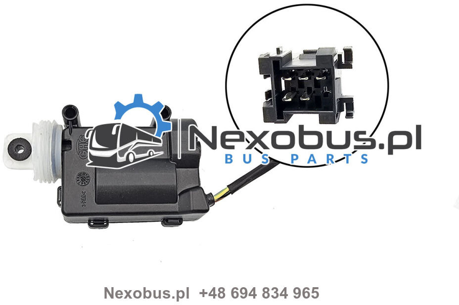 Zamek elektryczny klap Bova MAN prostokątna wtyczka - Кабіна й інтер'єр в категорії Автобуси: фото 1 Zamek elektryczny klap Bova MAN prostokątna wtyczka - Кабіна й інтер'єр в категорії Автобуси: фото 1