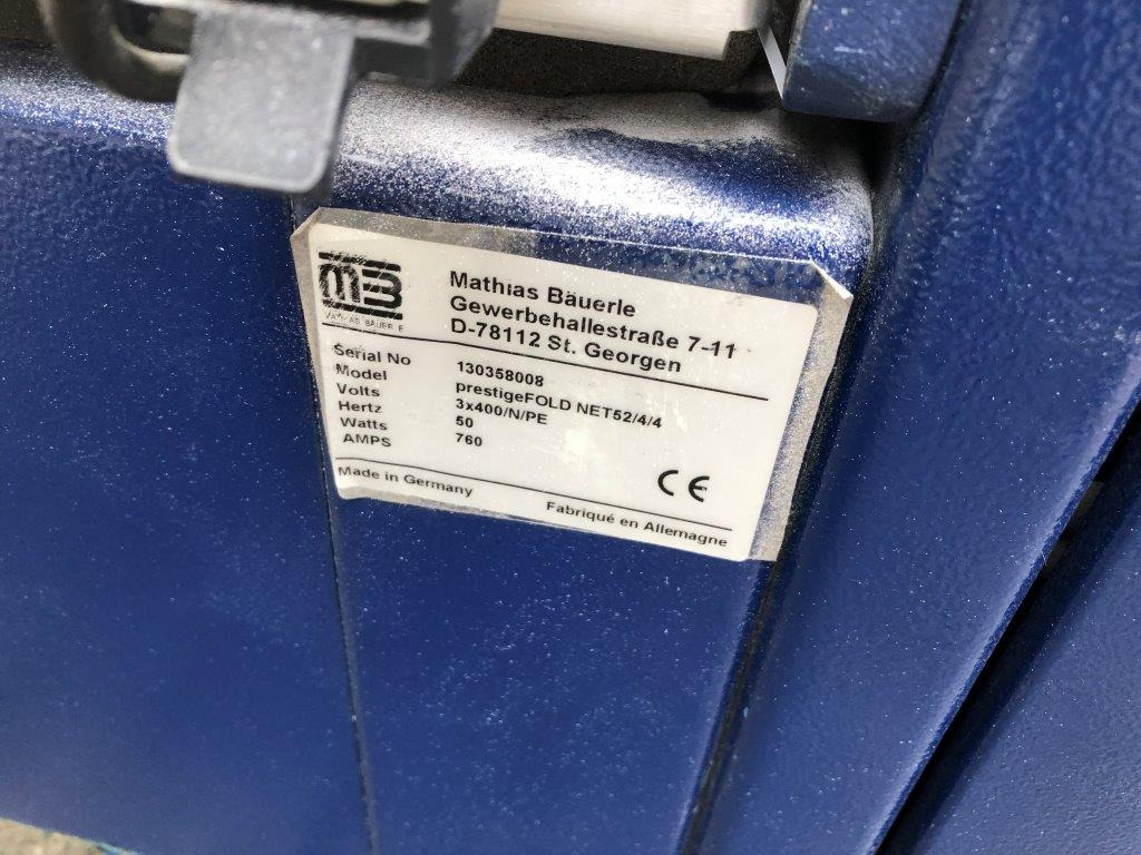 Фальцювальна машина Mathias Bäuerle Prestige FoldNet 52-4-4-FSA-AM 52 buckle plate folding machine: фото 6