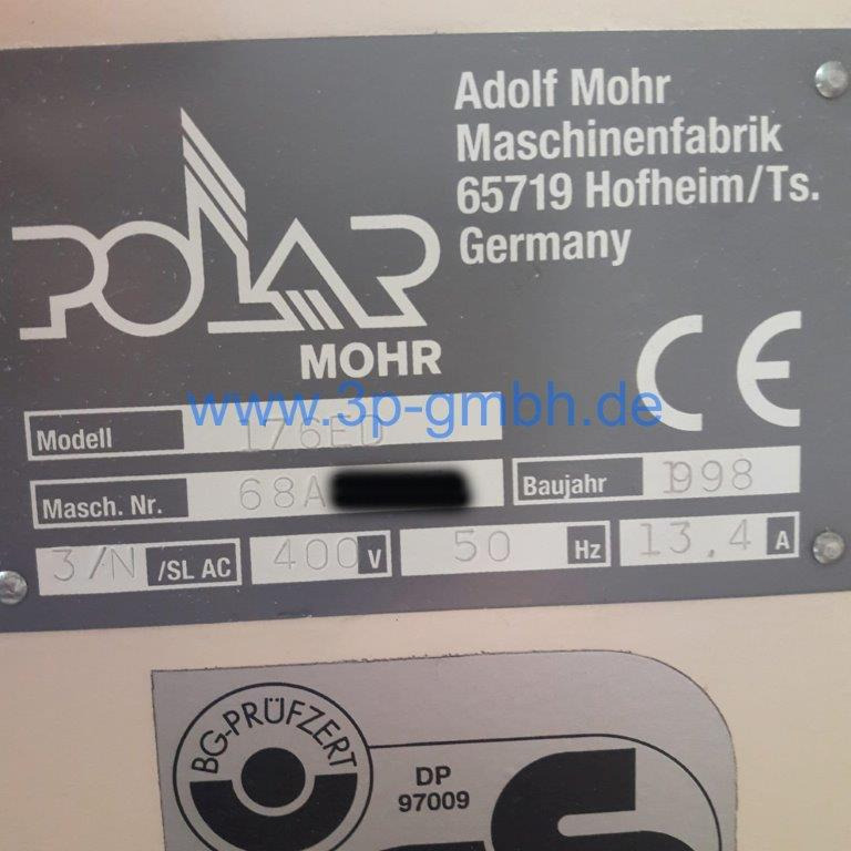 Паперорізальна машина POLAR large format high-speed cutter 176 ED with loading transomat Polar TR 185-BL-7: фото 6 Паперорізальна машина POLAR large format high-speed cutter 176 ED with loading transomat Polar TR 185-BL-7: фото 6