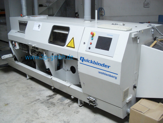 Perfect Binder WOHLENBERG QUICKBINDER with PUR and Gazingunit - Палітурна машина: фото 1 Perfect Binder WOHLENBERG QUICKBINDER with PUR and Gazingunit - Палітурна машина: фото 1