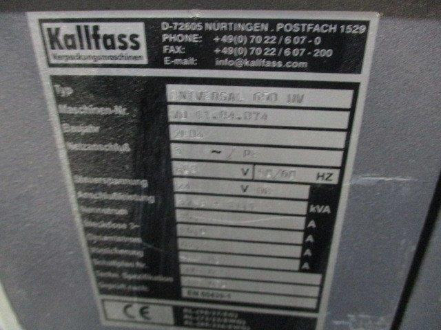 Пакувальне обладнання Stretch packer Kallfass Superwrap 650 with Kallfass Shrink Tunel Universal 650 HV: фото 7