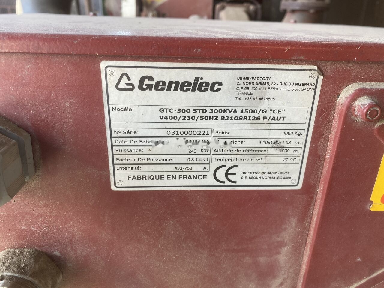 Genelec 300 kVa IVECO - Електричний генератор: фото 5 Genelec 300 kVa IVECO - Електричний генератор: фото 5