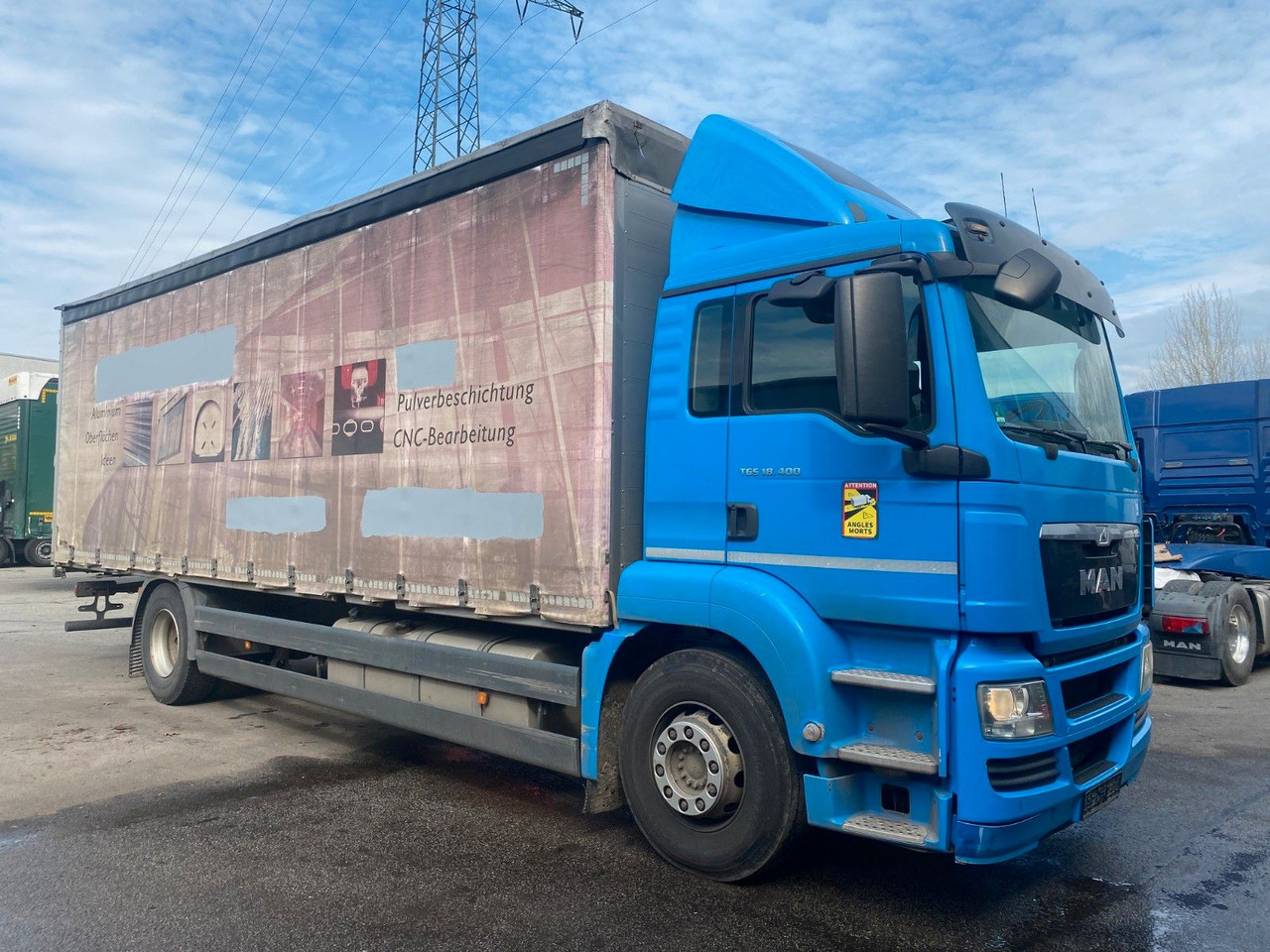 MAN 18.400 8m Lang/10t Nutzlast/2 Stück MAN 18.400 kein 18.440 2 x - Тентована вантажівка: фото 2 MAN 18.400 8m Lang/10t Nutzlast/2 Stück MAN 18.400 kein 18.440 2 x - Тентована вантажівка: фото 2