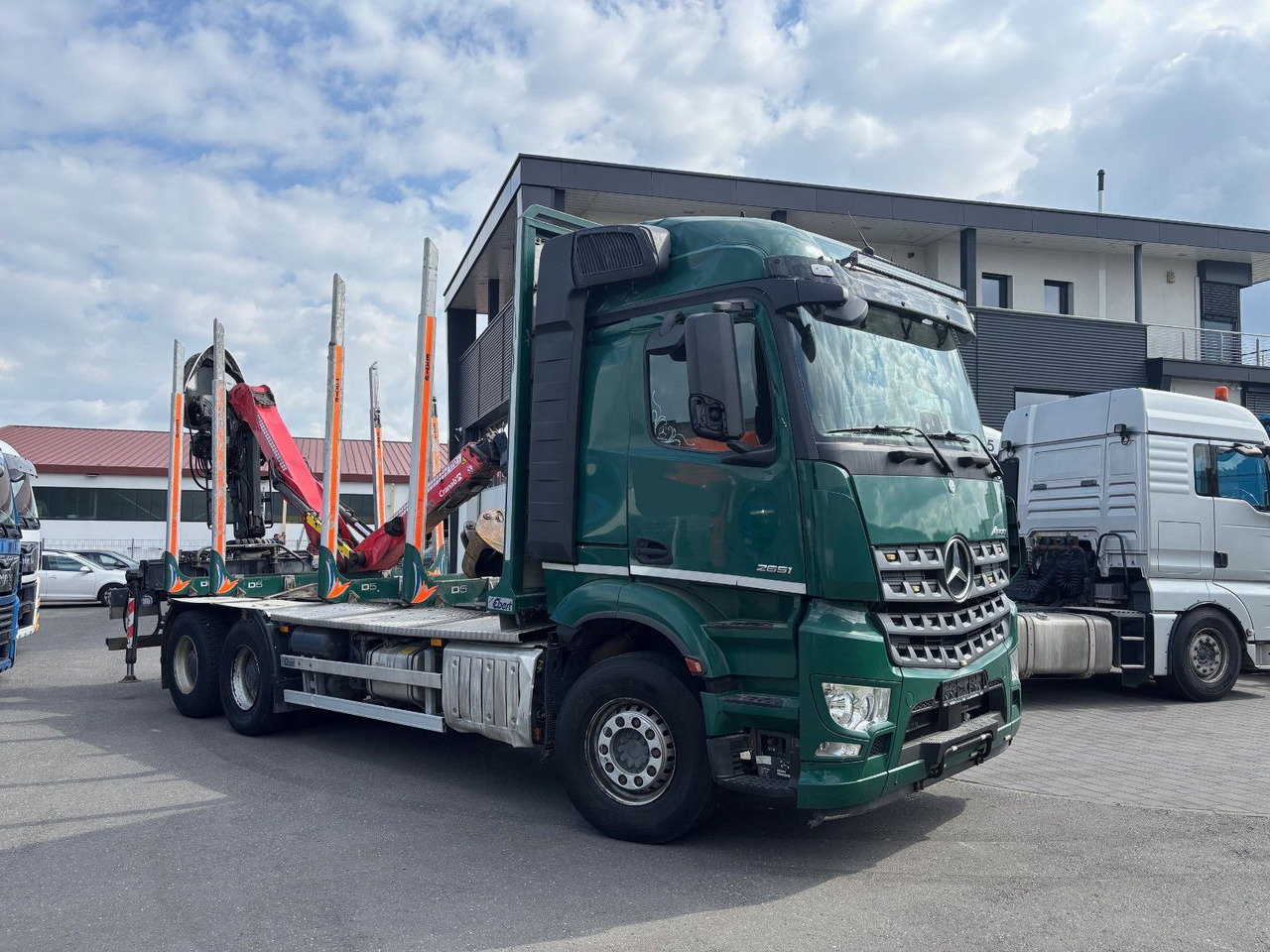 Mercedes-Benz Arocs 6x4/Kran Cranab TZ 12.2 - Лісовоз, Вантажівка з маніпулятором: фото 5 Mercedes-Benz Arocs 6x4/Kran Cranab TZ 12.2 - Лісовоз, Вантажівка з маніпулятором: фото 5