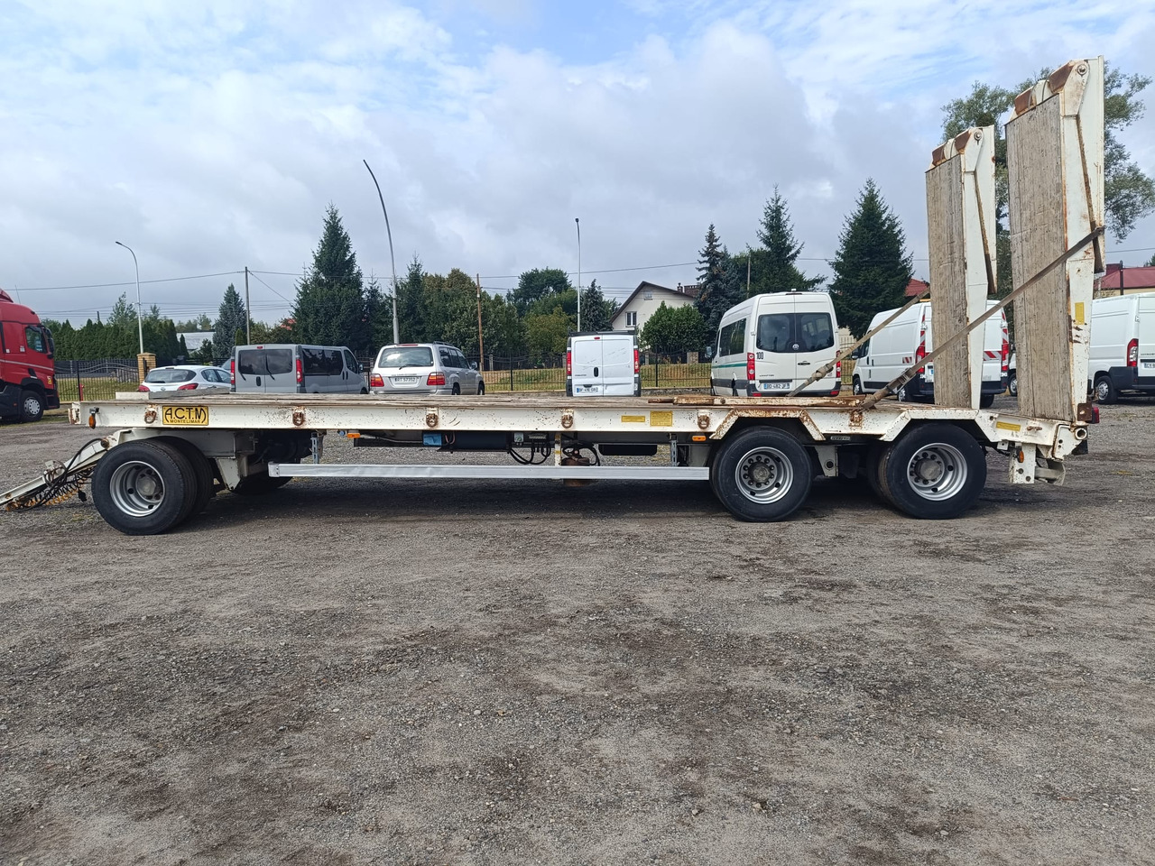 ACTM 3 osie  8m x 2,55 m lad 25 T - Низькорамна платформа причіп: фото 4 ACTM 3 osie  8m x 2,55 m lad 25 T - Низькорамна платформа причіп: фото 4