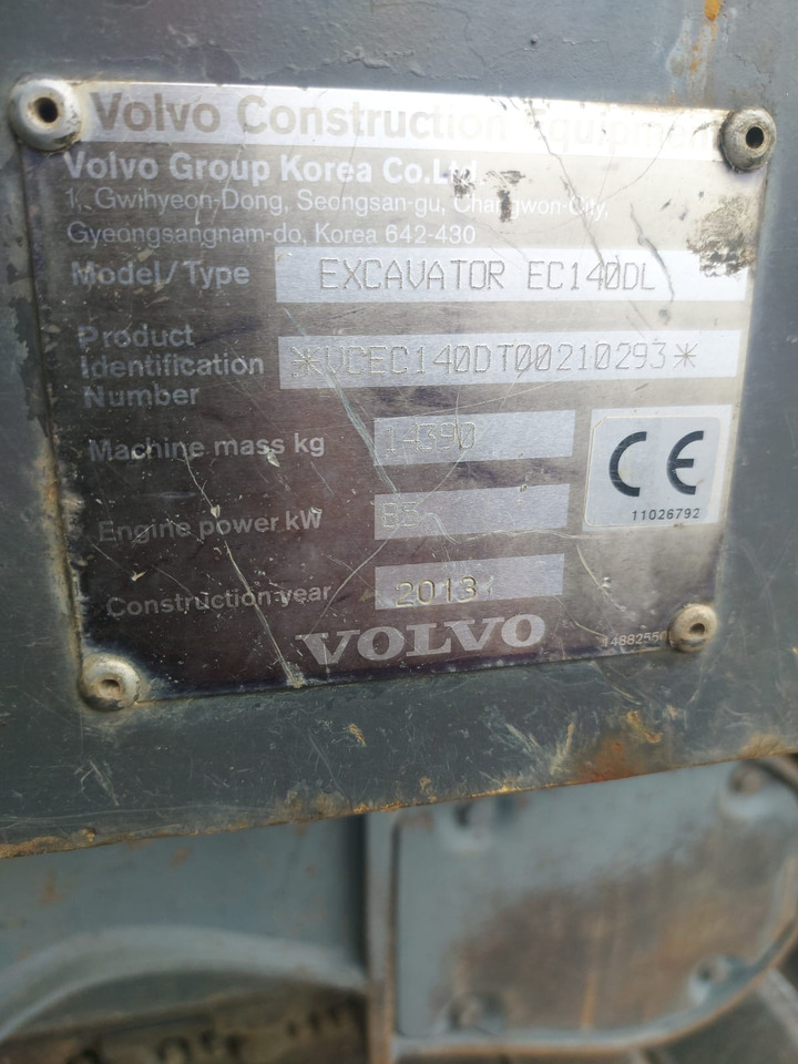 Гусеничний екскаватор Volvo EC 140 DL: фото 17