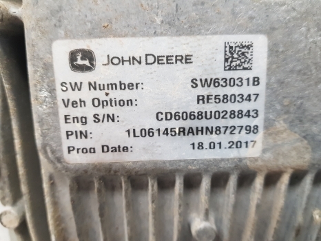 John Deere 6145r Engine Control Unit Re548097, Re580347, Sw63031b - Блок управління в категорії Трактори: фото 2 John Deere 6145r Engine Control Unit Re548097, Re580347, Sw63031b - Блок управління в категорії Трактори: фото 2
