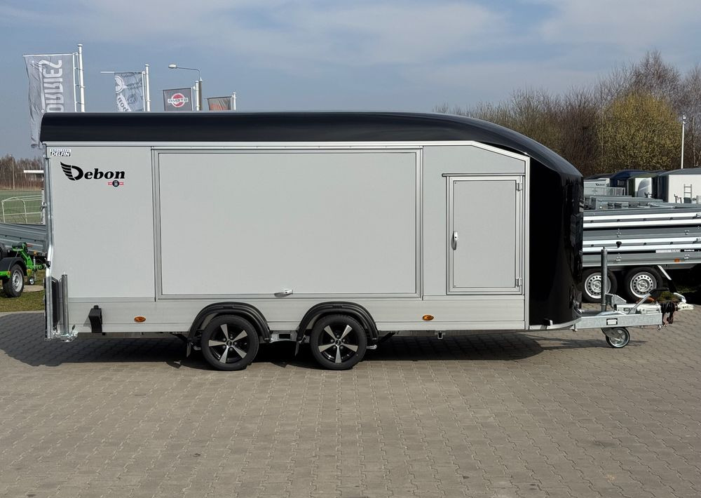 DEBON Debon C1000 - kryta laweta | 490 x 202 cm / 3500kg / felgi ALU / wciągarka elektryczna - Автовоз причіп: фото 3 DEBON Debon C1000 - kryta laweta | 490 x 202 cm / 3500kg / felgi ALU / wciągarka elektryczna - Автовоз причіп: фото 3