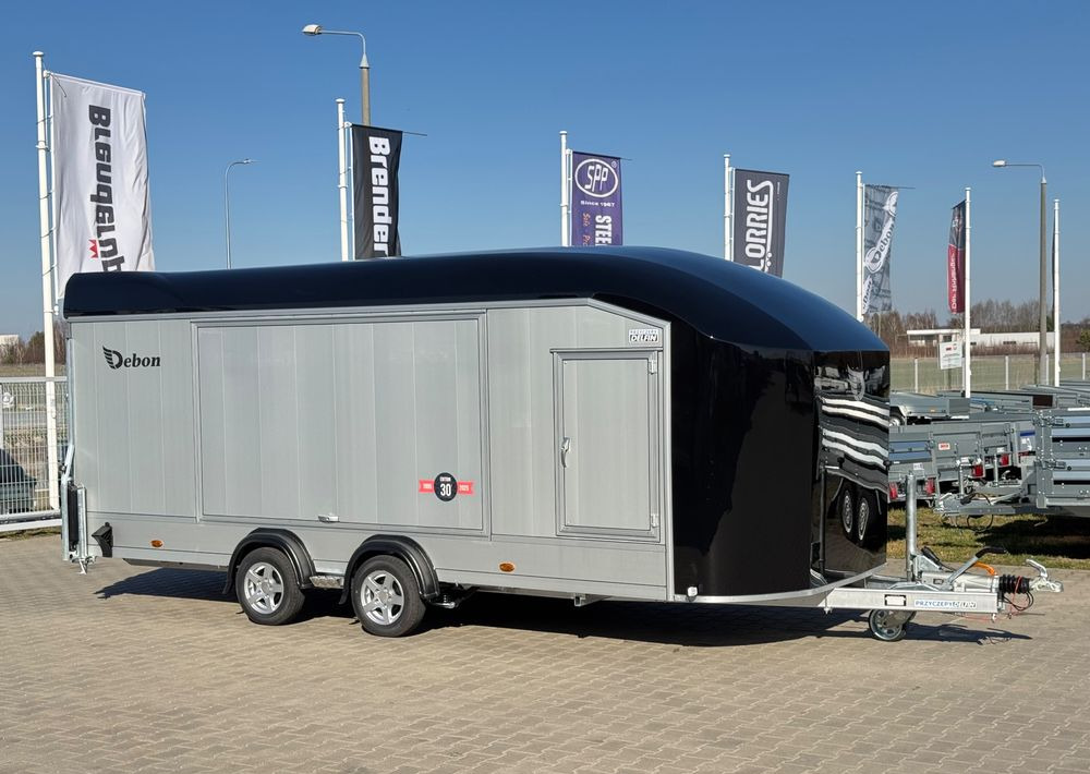 DEBON Debon C2000 - zamknięta przyczepa do przewozu aut, 550 x 215 cm, 3500kg, felgi ALU, wciągarka elektryczna - Автовоз причіп: фото 1 DEBON Debon C2000 - zamknięta przyczepa do przewozu aut, 550 x 215 cm, 3500kg, felgi ALU, wciągarka elektryczna - Автовоз причіп: фото 1
