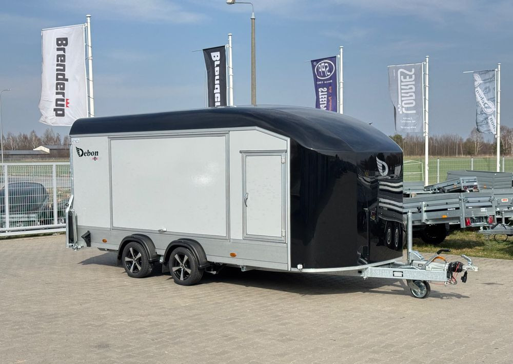 Debon C1000 - kryta laweta | 490 x 202 cm / 3500kg / felgi ALU / wciągarka elektryczna - Закритий кузов причіп: фото 2 Debon C1000 - kryta laweta | 490 x 202 cm / 3500kg / felgi ALU / wciągarka elektryczna - Закритий кузов причіп: фото 2