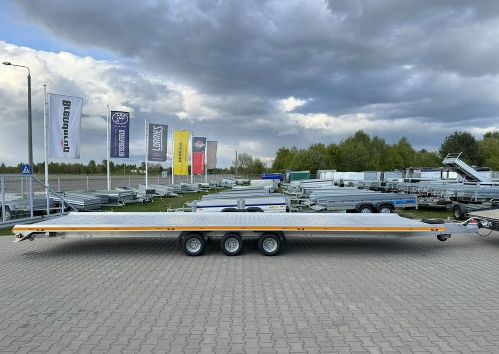 GROMEX laweta aluminiowa | 850x210cm | DMC 3500kg | platforma na 2 auta | 3 osie AL-KO | OŚWIETLENIE LED - Автовоз причіп: фото 2 GROMEX laweta aluminiowa | 850x210cm | DMC 3500kg | platforma na 2 auta | 3 osie AL-KO | OŚWIETLENIE LED - Автовоз причіп: фото 2