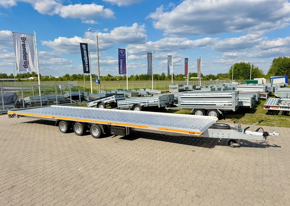 GROMEX laweta aluminiowa | 850x210cm | DMC 3500kg | platforma na 2 auta | 3 osie AL-KO | OŚWIETLENIE LED - Автовоз причіп: фото 1 GROMEX laweta aluminiowa | 850x210cm | DMC 3500kg | platforma na 2 auta | 3 osie AL-KO | OŚWIETLENIE LED - Автовоз причіп: фото 1