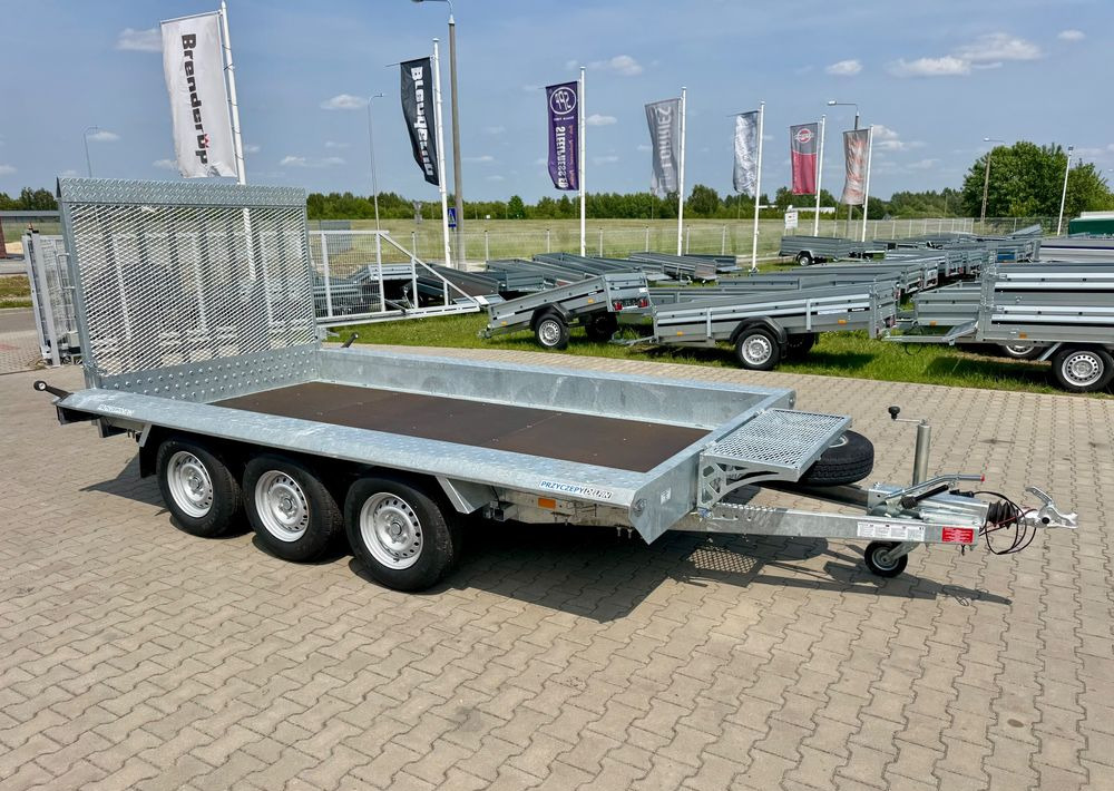 Niewiadów KN401835T - 400 x 185 cm | 2570kg ładowności | trap stalowy | 3-osiowa budowlanka - Причіп для перевезення спецтехніки: фото 1 Niewiadów KN401835T - 400 x 185 cm | 2570kg ładowności | trap stalowy | 3-osiowa budowlanka - Причіп для перевезення спецтехніки: фото 1