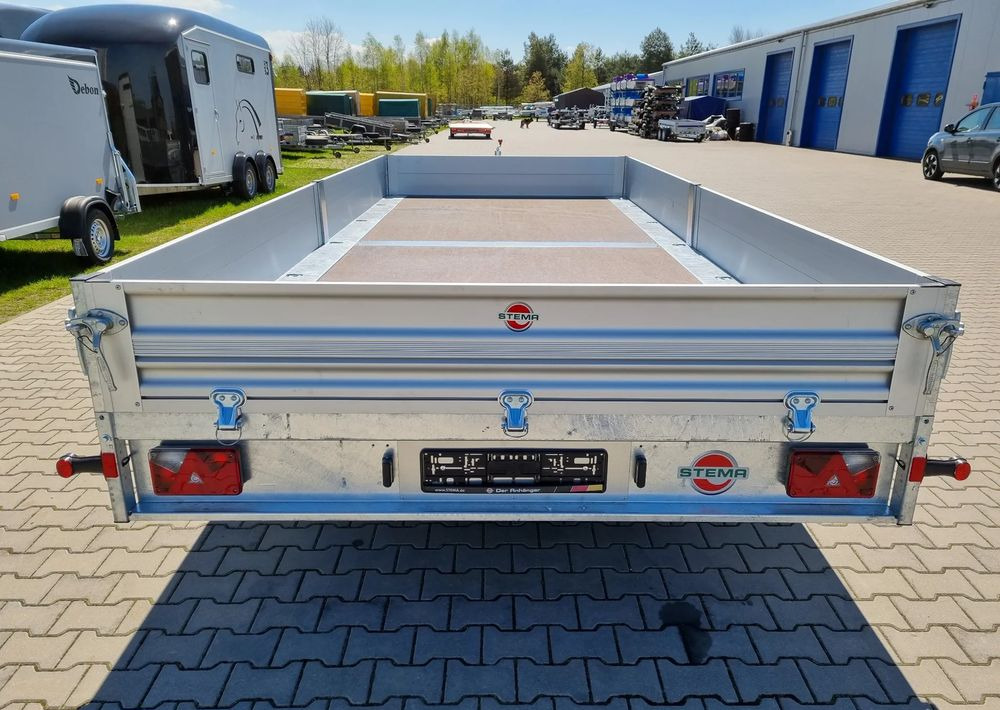 STEMA SHP O2 35-52-22.2 | 510x213 cm ALU 3,5T hamowana - Бортовий причіп/ Платформа: фото 4 STEMA SHP O2 35-52-22.2 | 510x213 cm ALU 3,5T hamowana - Бортовий причіп/ Платформа: фото 4