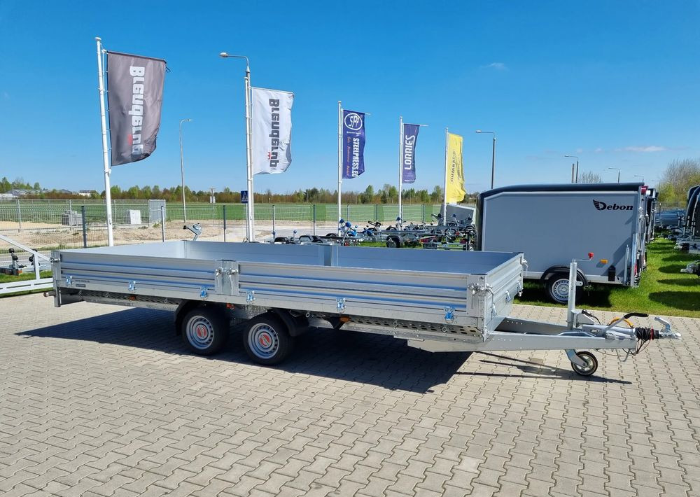 STEMA SHP O2 35-52-22.2 | 510x213 cm ALU 3,5T hamowana - Бортовий причіп/ Платформа: фото 1 STEMA SHP O2 35-52-22.2 | 510x213 cm ALU 3,5T hamowana - Бортовий причіп/ Платформа: фото 1